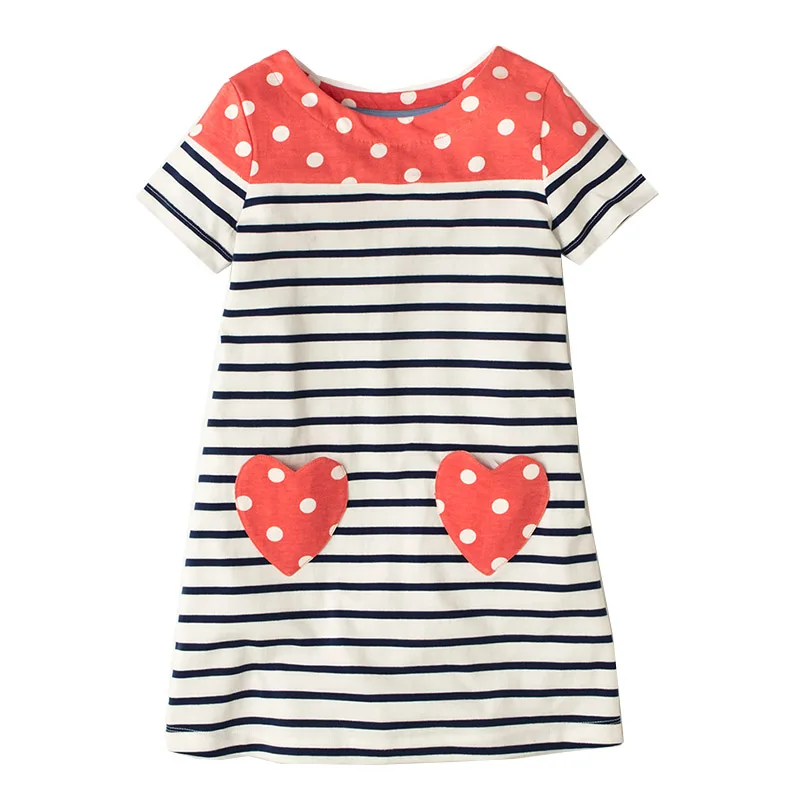 

Girls Summer Dresses 2019 Robe Enfant Princess Dress Appliqued Kids Costume for Kids Clothing 100% Cotton Girls Jersey Clothes