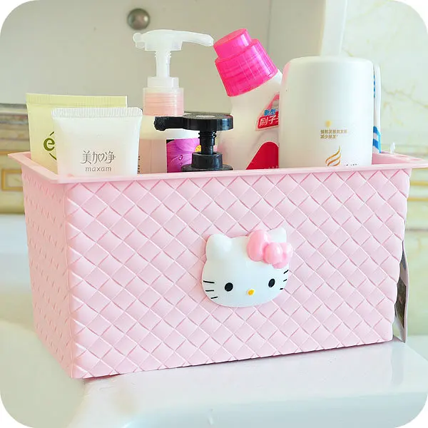 Hello Kitty Bathroom Organizer Decor Stationery Hanging Storage