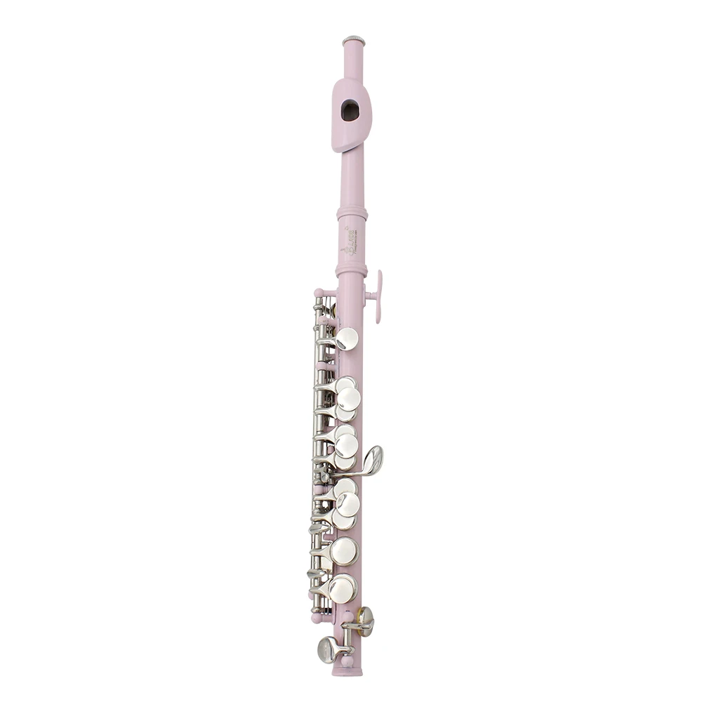 

Piccolo Ottavino Half-size Flute Plated C Key Cupronickel with Cleaning Cloth Screwdriver Padded Box