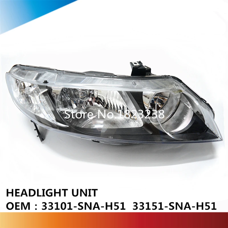 Headlight Headlamp OEM33101 SNA H51 33151 SNA H51 For Honda For Civic