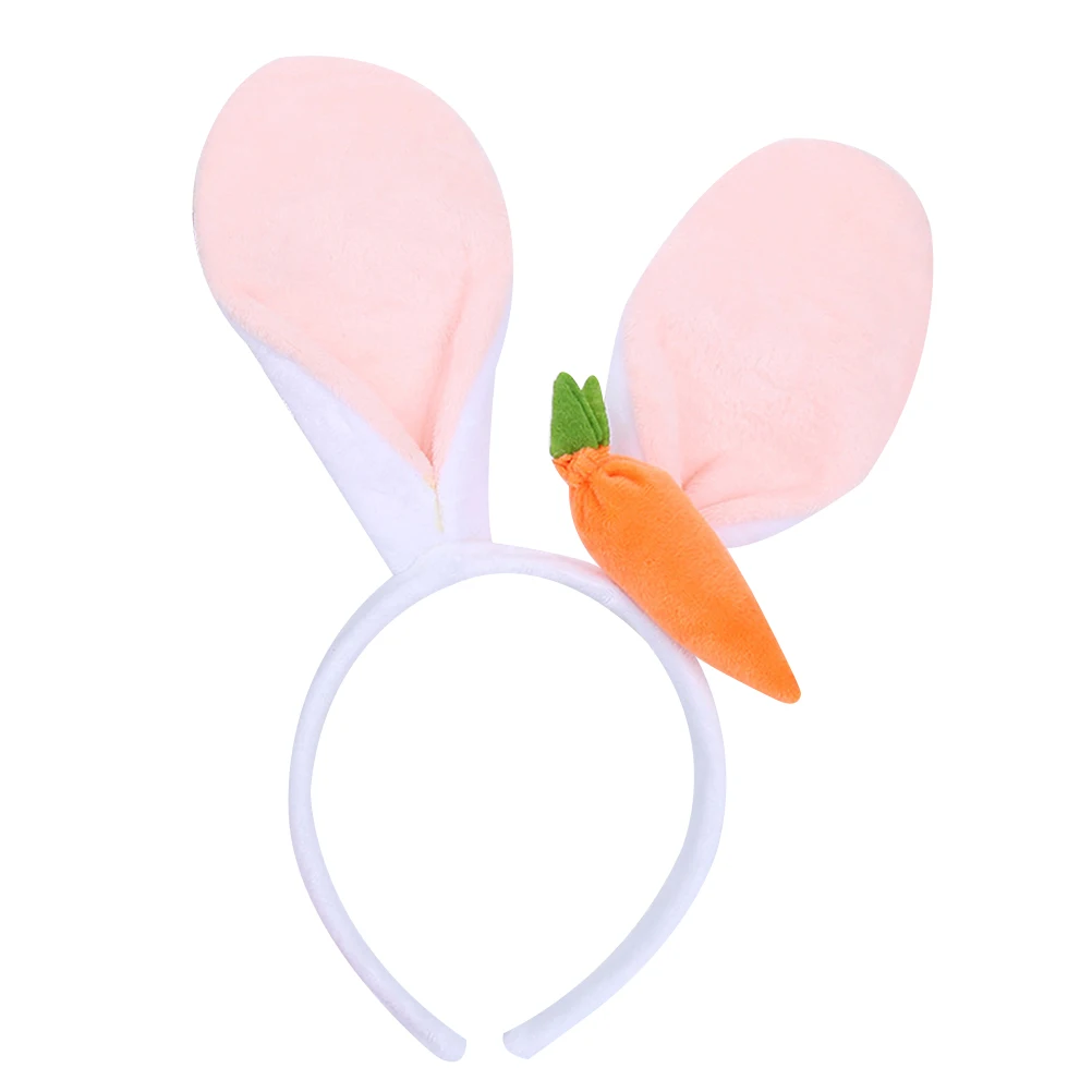 Cute Rabbit Ears Headband Bunny Ear with Carrot Hairband Cosplay Party