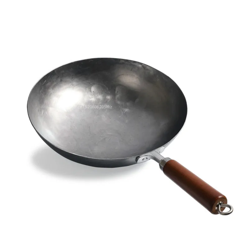 

High Quality Chinese Iron Wok Traditional Handmade Iron Wok Non-stick Pan Non-coating Gas Cooker Cookware