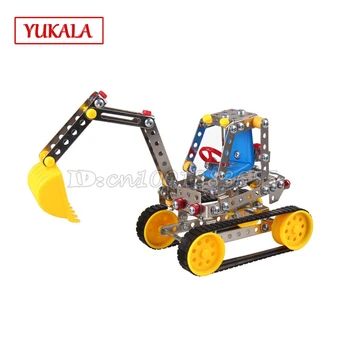 

3D Metal assembled building blocks assembled model cars 816B-136 Alloys disassembly nut combinations Educational toys children