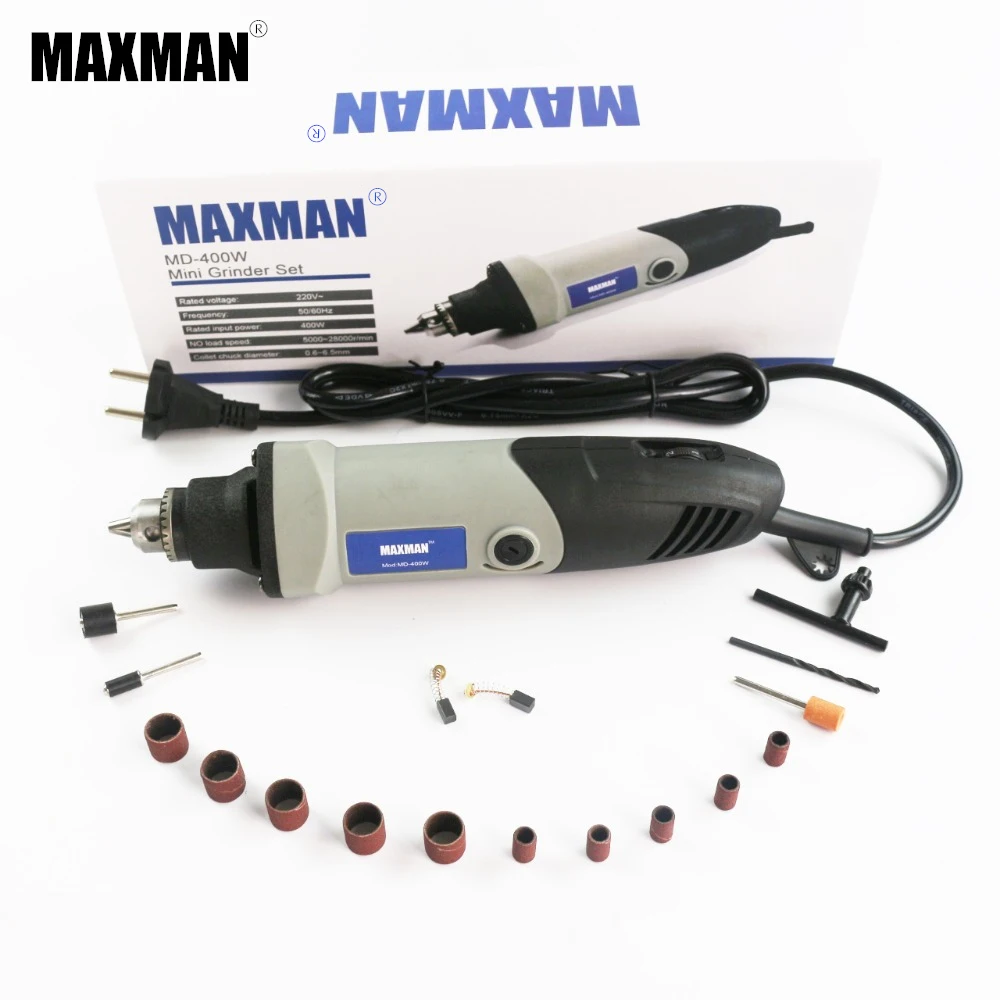 MAXMAN Professional Electric Mini Die Grinder 400w Dremel Tool 0.66