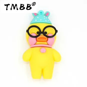 

Cartoon Glasses duck USB Flash Drives 64GB Mini Pendrive 128GB 32GB 8GB 16GB 4GB Memory Stick USB 2.0 Pen Drive Flash disk Gifts