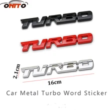 Хорошее качество 10 шт. автомобиля 3D металлическая этикетка двигателя Эмблема для кузова наклейка для турбо Логотип Украшение значок для автомобильного стайлинга