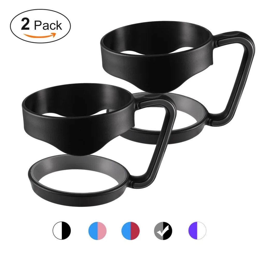 Buy Black+grey Hand Holder Plastic Cups Handle for