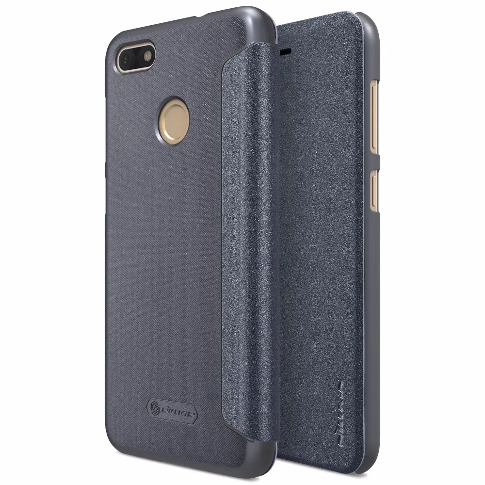 

Nillkin Sparkle PU leather Case For Huawei P9 Lite mini case Huawei Y6 Pro 2017(5 inch) flip cover case with Retail Package