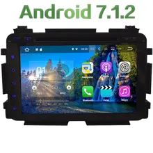 HD Android 7.1 Quad Core 2GB RAM 4G WiFi SWC BT Multimedia Car DVD Player Radio Stereo GPS Screen For Honda Vezel HRV 2014-2016