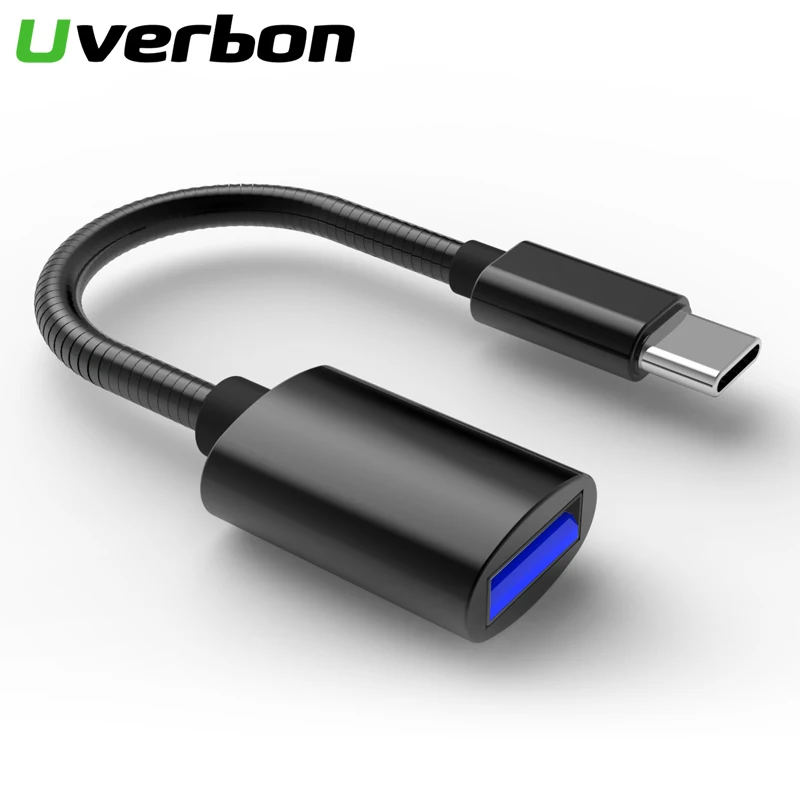 USB C Телефон OTG конвертер Кабель Тип C к USB 3,0 папа к женскому OTG тип-c адаптер для samsung для huawei для MacBook USBC OTG