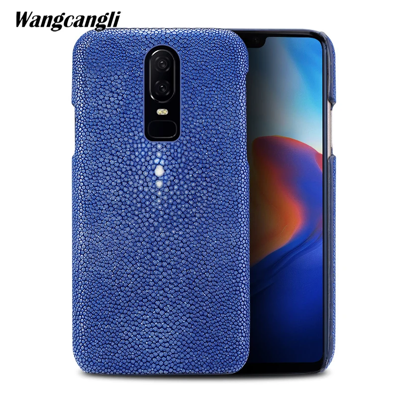 Wangcangli пользовательские жемчужный кожаный чехол для телефона для мобильного телефона Oneplus 6 Чехол жемчуга половина-комплект для мобильного телефона чехол для Oneplus 5