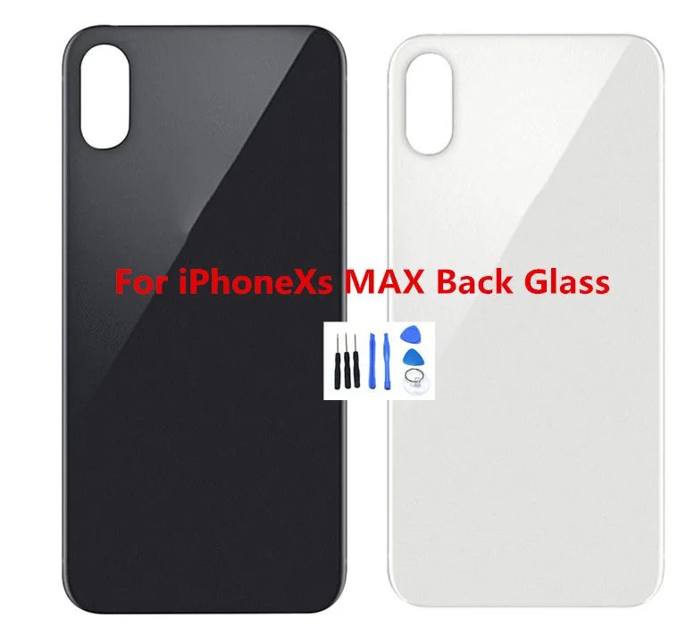 Для iPhone XS Xs MAX Задняя стеклянная панель крышка батареи задняя дверь корпус чехол для Apple iPhone XS MAX задняя панель Крышка