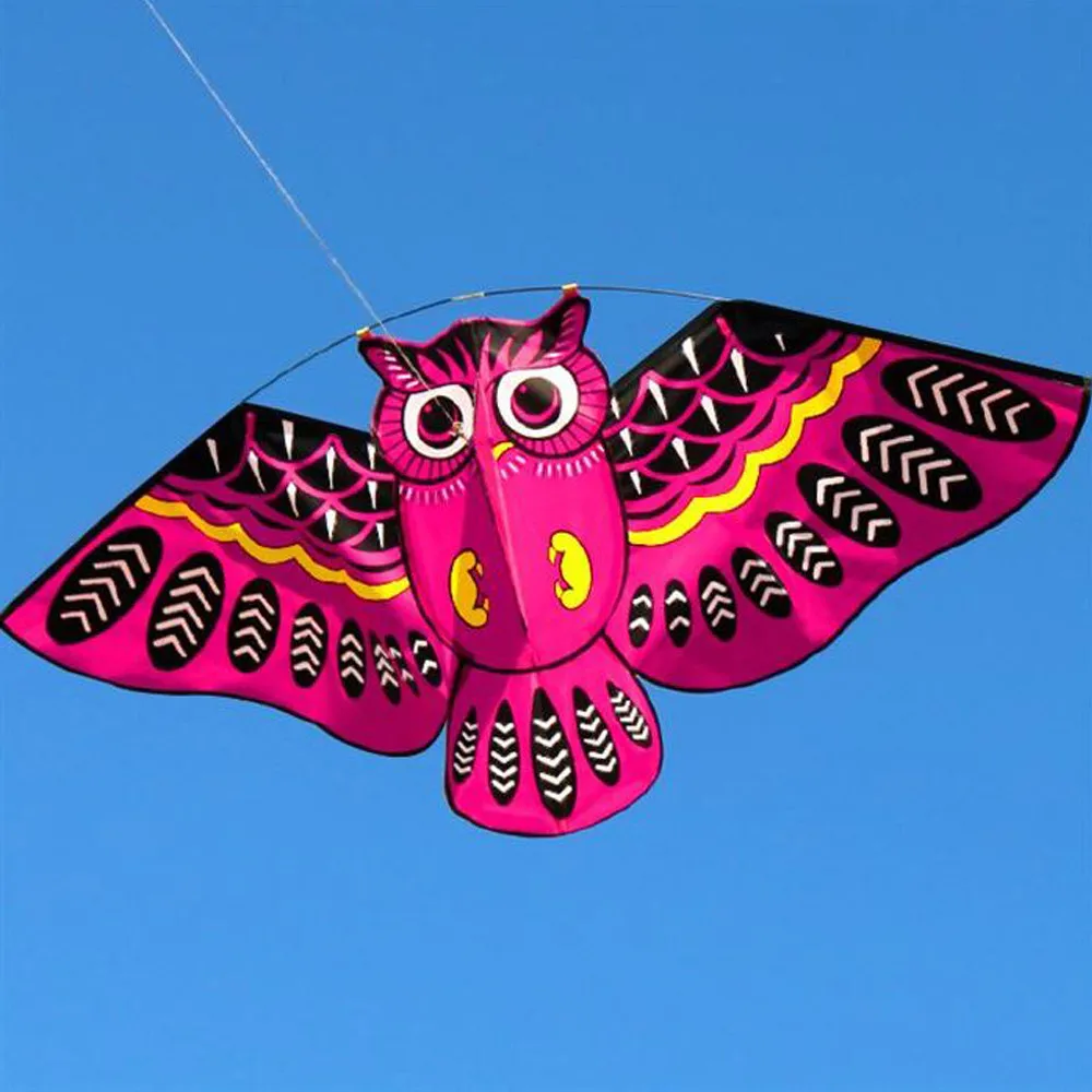 3D воздушный змей "Сова" Ids игрушка забавная на открытом воздухе Летающая игра для детей с хвостом классическая игрушка развитие социальных способностей