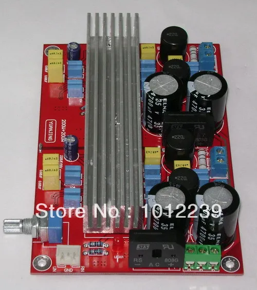 

free shipping Assembled TDA8920 BTL 2.0 amplifier board (200W +200 W)