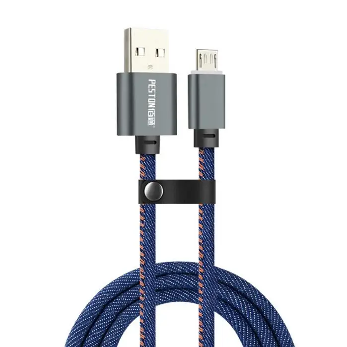 

1m Denim Charge Cable for Samsung Galaxy S10 Plus S9 S8 S7 edge Type C Cable USB 2.0 Android Charge Cable iPhone 8 7 X XS XR