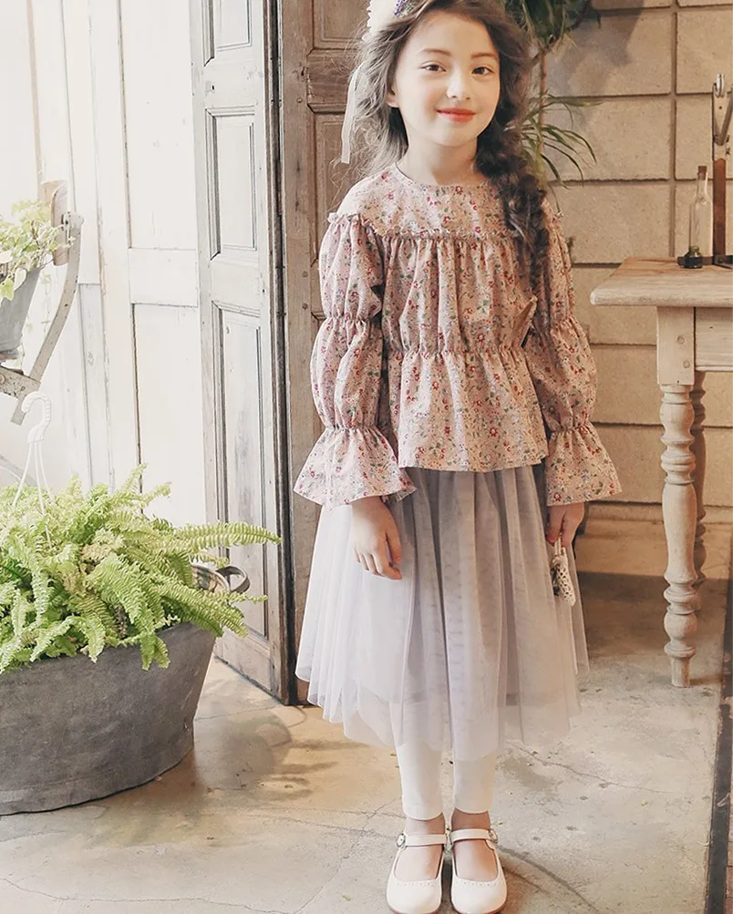 floral printed cotton long sleeve girls blouses autumn 2017 children tops clothing little big girls kids school shirts clothes   4 5 6 7 8 9 10 11 12 13 14  years old little big teenage girls  long sleeve girls blouses baby girl clothes (18)