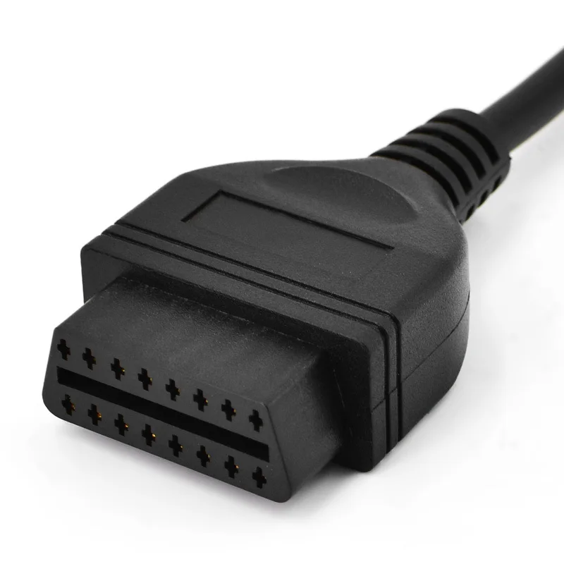 30 см OBD2 16Pin Женский Удлинительный кабель открытие автомобильный диагностический