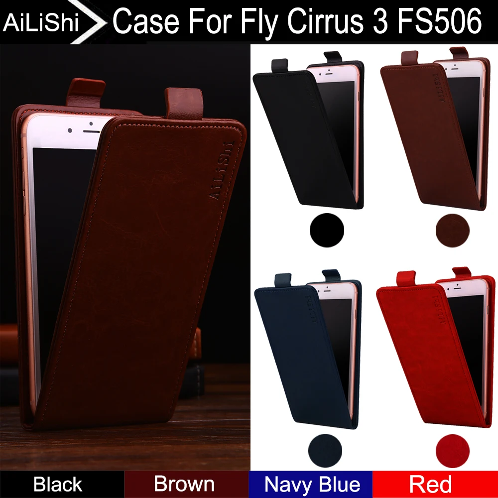 

AiLiShi For Fly Cirrus 3 FS506 Case Up And Down Vertical Phone Flip Leather Case Phone Accessories Factory Direct Tracking