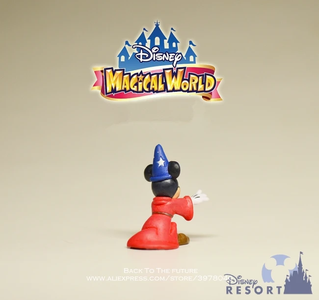 Disney Mickey Mouse magic 3 2 см мини кукла фигурка осанка аниме украшение коллекция игрушка