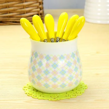 

fruit Fork Set Portable Party Cake Salad Vegetable Forks Picks Table Decor Tools