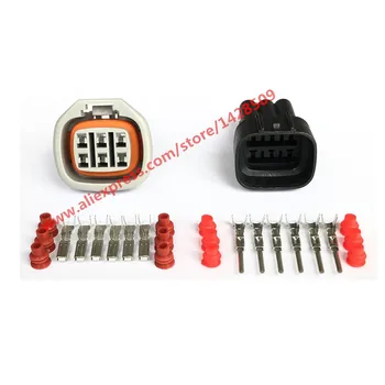 

5 Sets 6 Pin Super C6S-194G Aprillia CDI Female Male Plug 6189-0029 Accelerator Throttle Pedal Connector For Infiniti Toyota