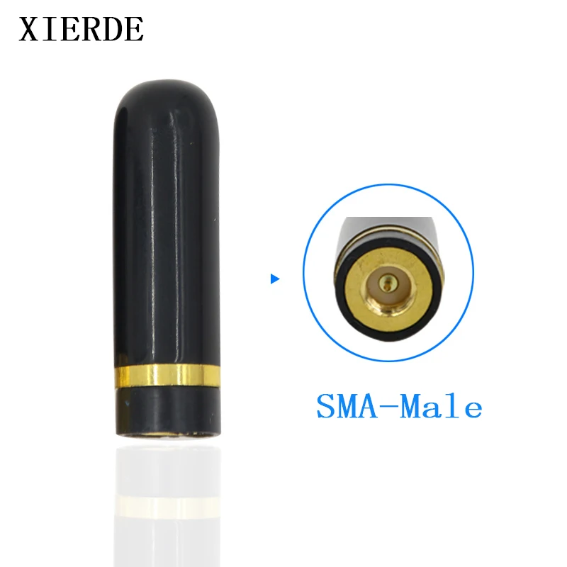 Короткая Двухдиапазонная радиоантенна SMA-Male 10 шт. VHF/UHF 144 МГц для Baofeng YAESU HYT Wouxun