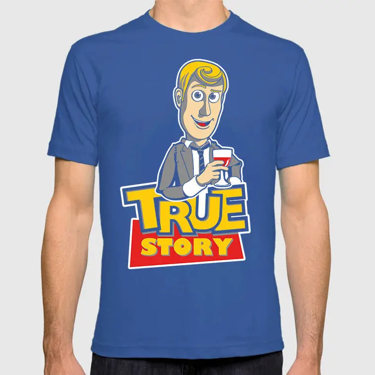 Toy Story True Story T Shirt Men's New Cotton Tee S 3XL Short Sleeve