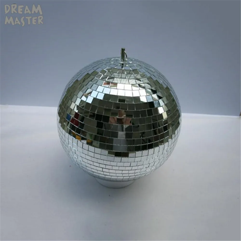 D25cm glass rotating mirror disco ball 10" disco DJ party lighting home party stage KTV Bars shop holiday X'mas decoration balls