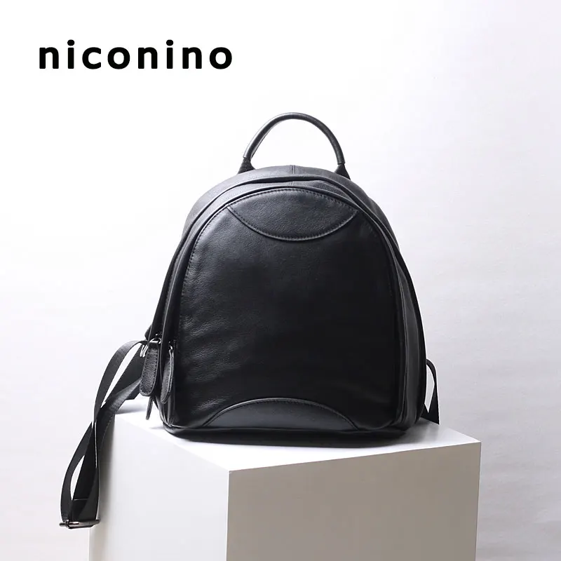 

100% real genuine leather women backpack first layer cow leather backpack mochila