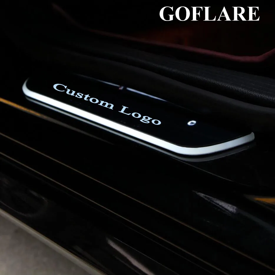 

Waterproof Flowing light LED Door Sill Scuff Plate Guards Door Sills for Mercedes Benz W205 S205 W213 X253 C253 Car Accessories