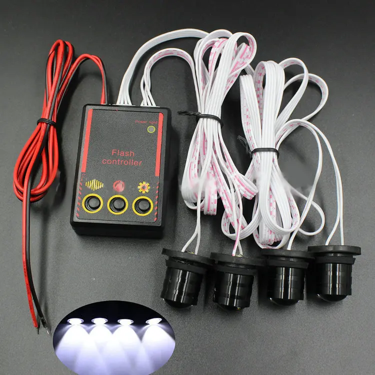 Car Truck 4W Strobe Emergency Warning Flash Eagle Eye Light Headlight White Color | Автомобили и мотоциклы