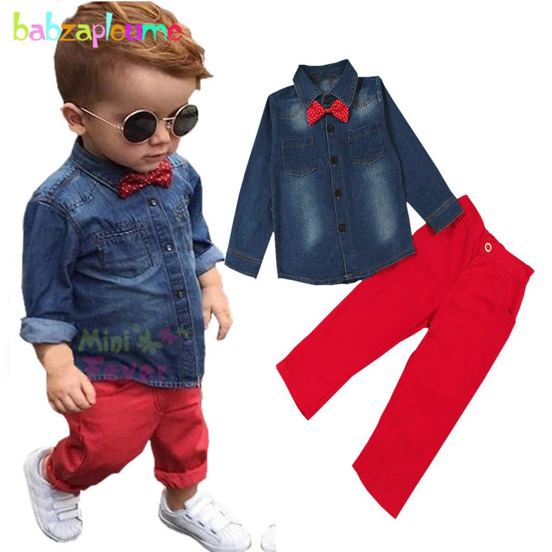 2PCS/3 8Years/Spring Autumn Baby Boy Boutique Kids Clothing Set Fashion