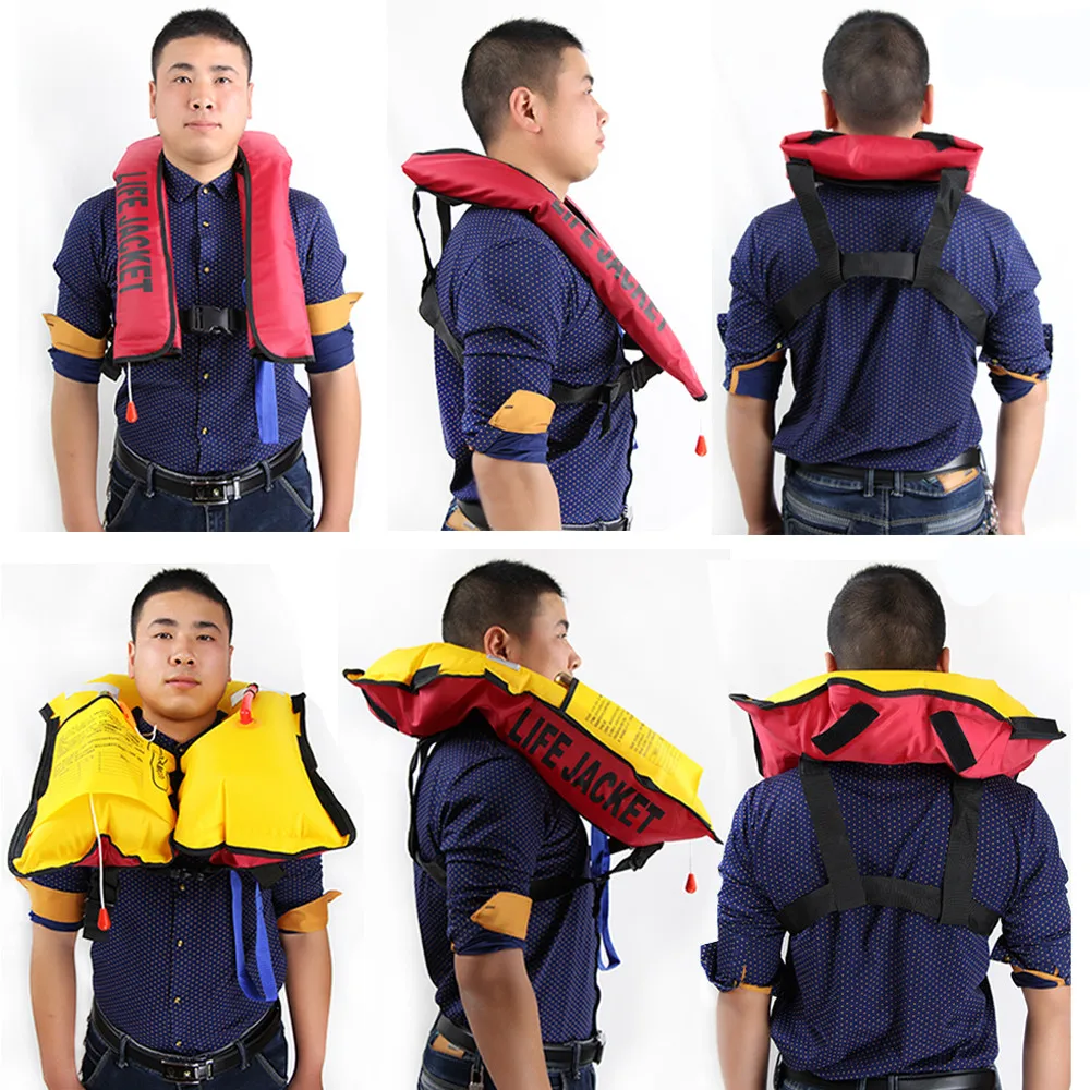 Automatic Inflatable Swiming Life Vest Fishing Life Jacket  (5)