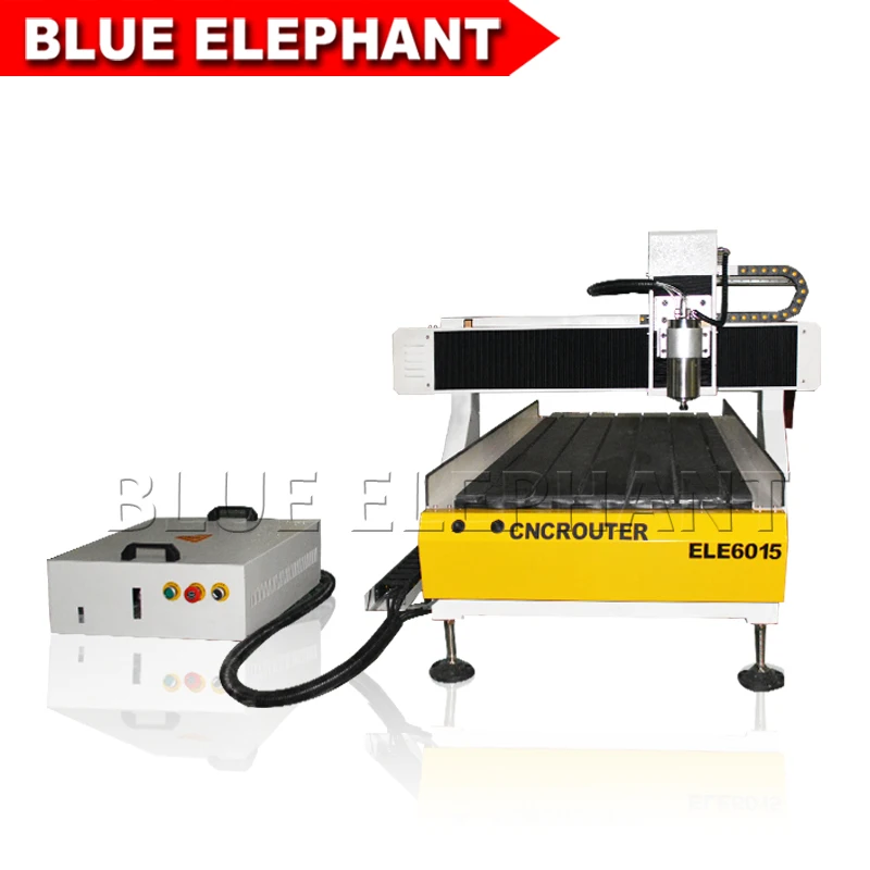 

Blue elephant 6015 cnc router mini marble engraving machine 3D router table carving machine small CNC engraver for sale