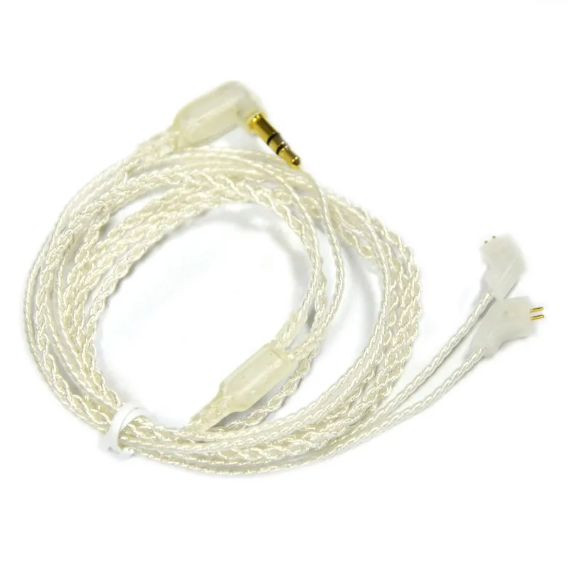 Кабель KZ ZST ED12 ZS6 ZS5 улучшенный кабель для наушников с посеребренным покрытием 2pin 0