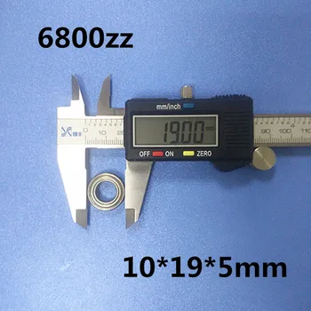 

10pcs Skate board bearing 6800ZZ 61800-2Z 6800 Z 10x19x5 mm 2015 new coming shoe bearing ABEC3