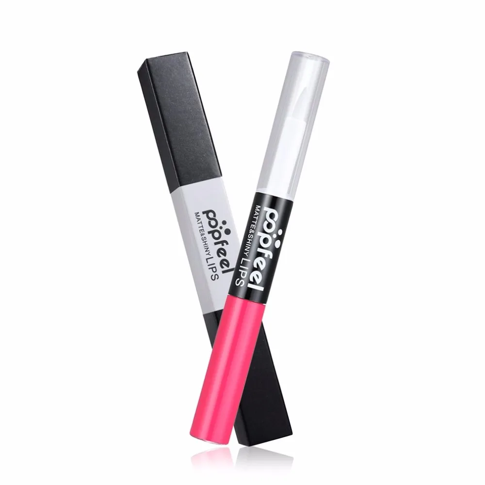 

POPFEEL Lips Makeup Matte Lip Gloss Liquid Lipstick with Moisturizing Liquid Make up Cosmetics Accessory for Women New beauty