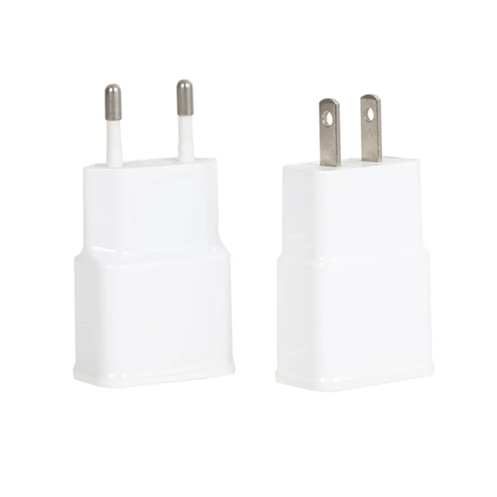 Зарядное устройство с 2 портами USB и вилкой Стандарта США/ЕС 5 в постоянного тока