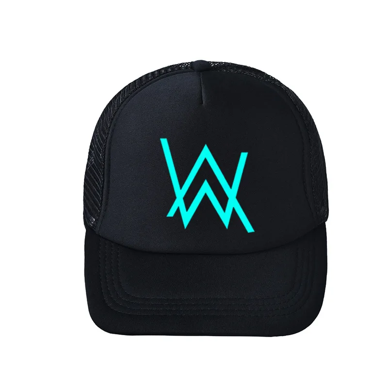 

New arrival Alan Walker Faded Glow Multi-style Hats Children Caps kpop Cartoon Luminous Baseball Hats Kid's Birthday Party Gift