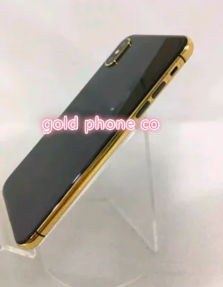 Горячее предложение для iphone оригинальное качество Настоящее золото корпус средняя рамка с оригинальным стеклом сзади черный цвет Беспроводное зарядное устройство