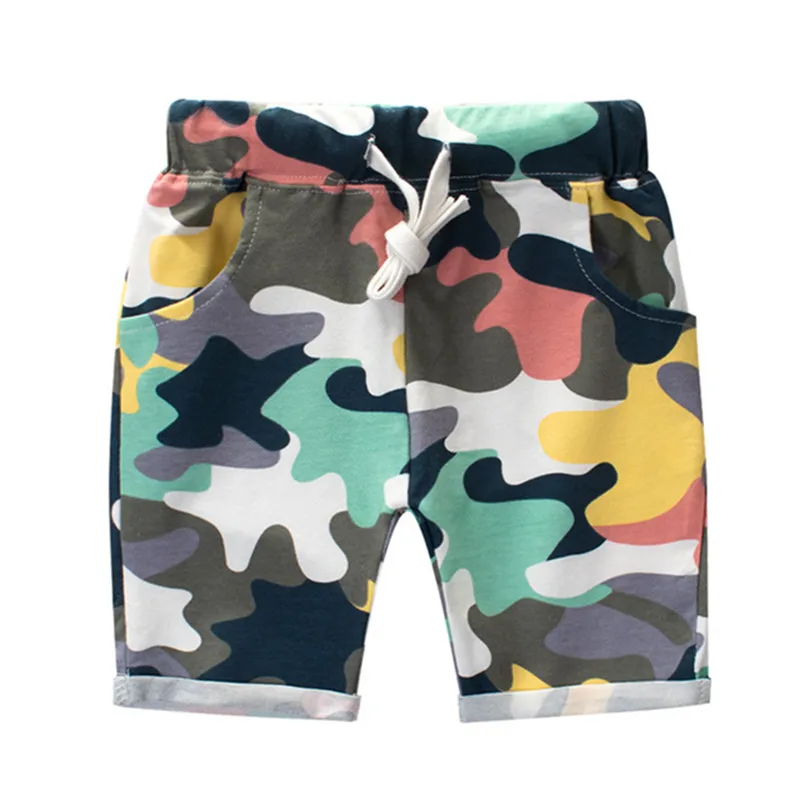 Fashion Boys Camouflage Shorts Summer Cotton Trousers Kids Army Cool...