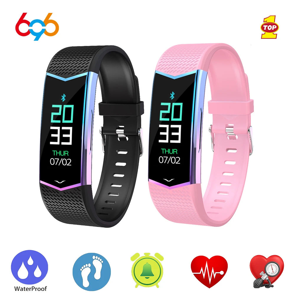 

696 LV08 Smart Bracelet Watch track Heart Rate monitor Fitness Tracker Watches Sport Smartband For IOS Andriod for Huawei