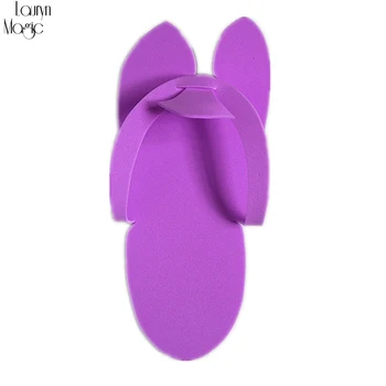 

BNG 1pairs/lot Disposable Spa Pedicure Slippers Comfortable Convenient Nail Art Salon EVA Foam Material Flip Flop Foot