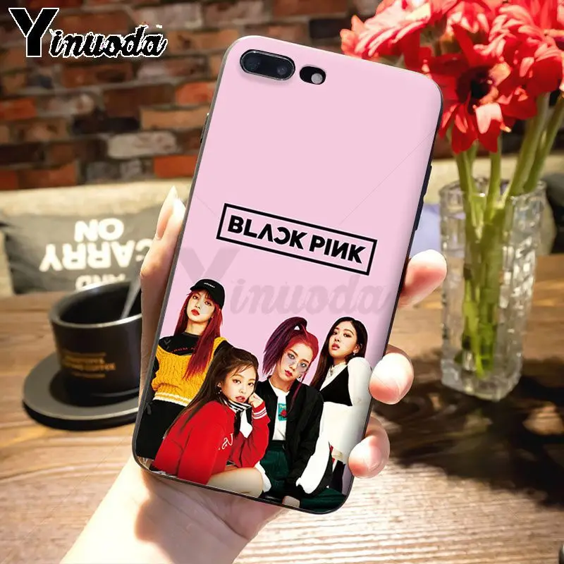 Yinuoda чехол для iphone 11 11pro max funda черный розовый черный k-pop kpop girl group чехол для телефона для iphone 8 7 6 6S Plus X XS MAX XR 5 5S SE 5C Чехол - Цвет: 7