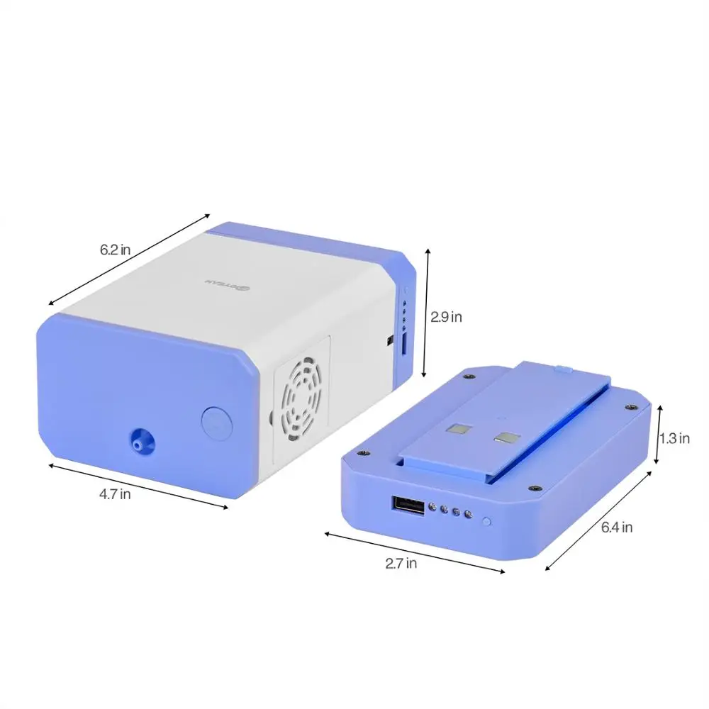 Portable Home Oxygen Generator Medical Machine 3L/Min Li Battery oxygen Concentrator With Nasal Can