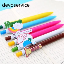3 шт./лот шариковая ручка милые животные шариковая ручка canetas escolar канцелярские принадлежности papelaria zakka офисные материалы школьные принадлежности