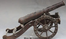 Miễn phí vận chuyển Trung Quốc Cũ Đồng Triều Đại Tang Pháo Binh Pháo Pháo Vòi Rồng Phun Trang Bị Vũ Khí(China)