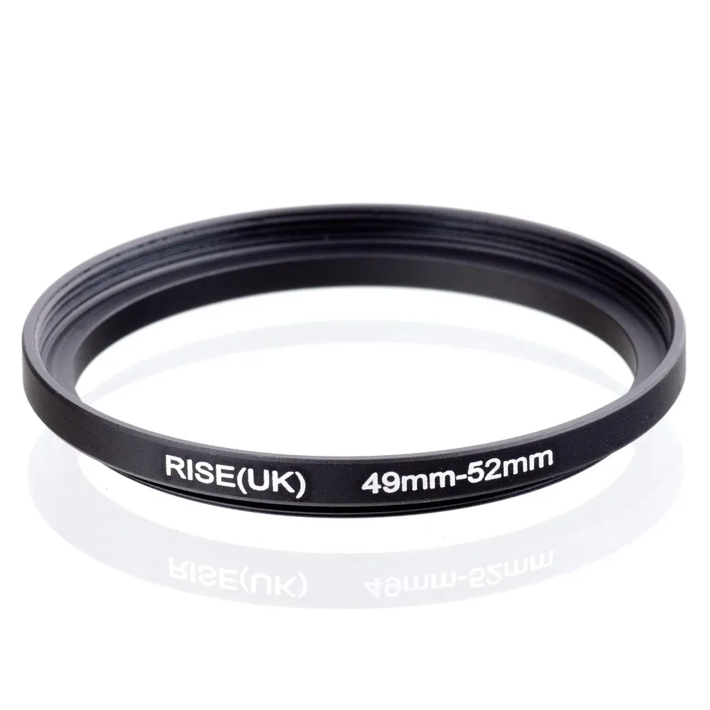 RISE(UK) 49 мм-52 мм 49-52 мм от 49 до 52 повышающий кольцевой фильтр адаптер Черный