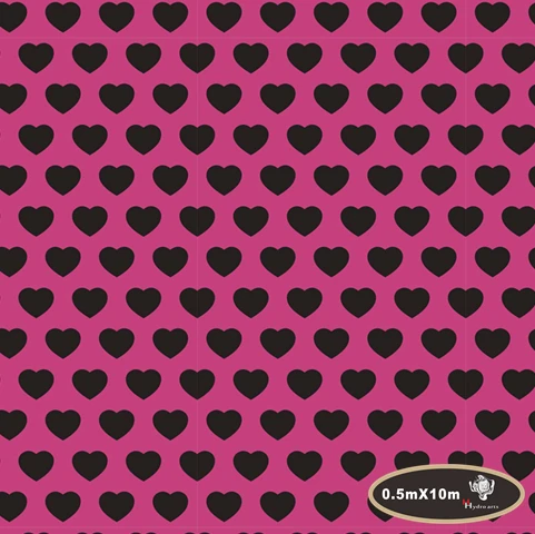 High quality Heart Shape Water Transfer Printing Hydrographic Film 0.5mx10m Aqua Print film HFJ0164 | Автомобили и мотоциклы