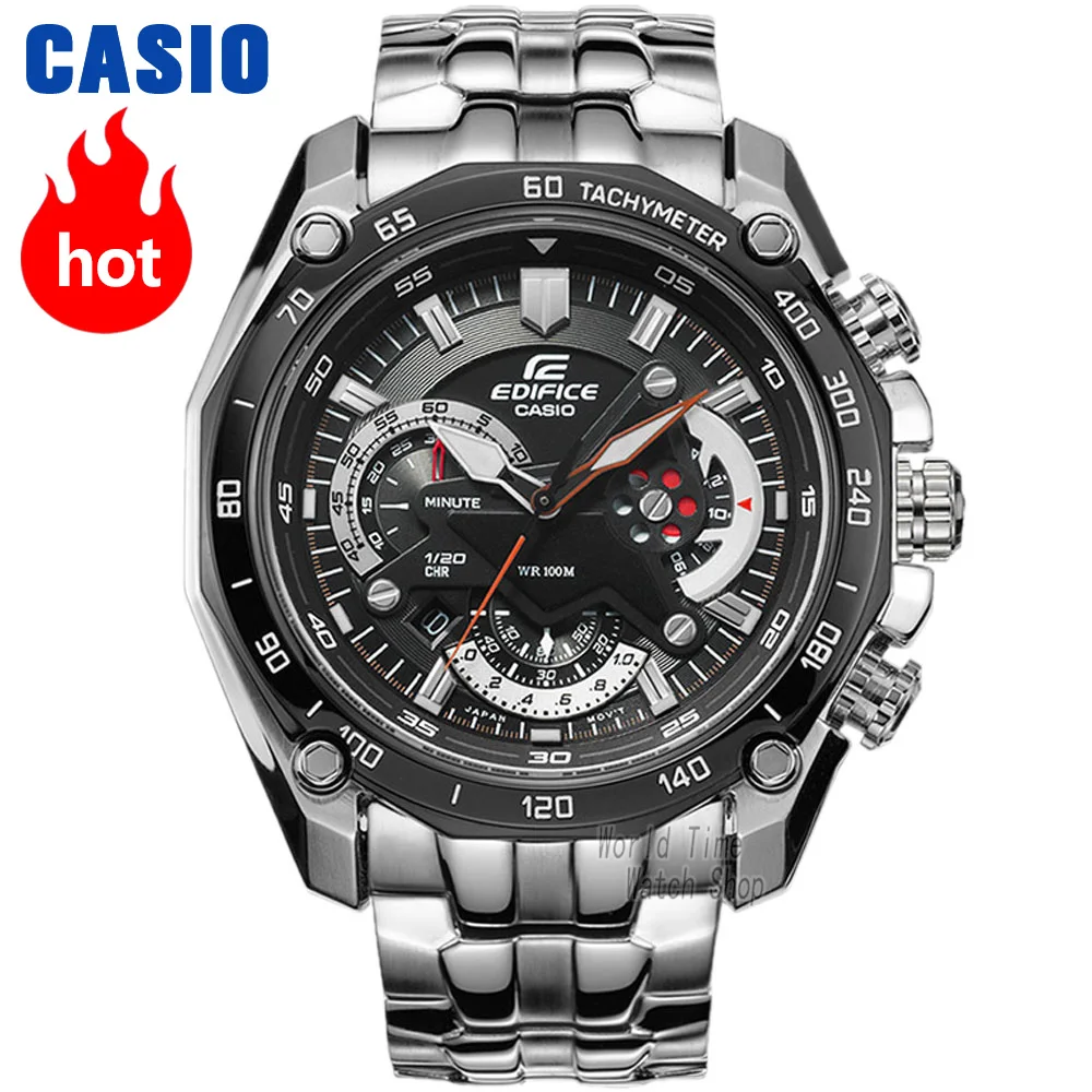 Часы Casio Edifice часы мужские лучший бренд класса люкс кварцевые часы водонепроницаемые световой хронограф мужские часы F1 гоночный элемент спортивные военные часы relogio masculino reloj hombre erkek kol saati 550